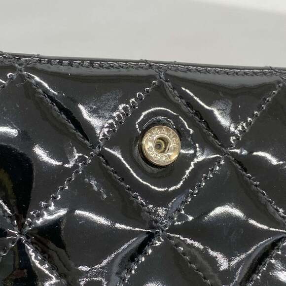 CHANEL Black Leather Wallet